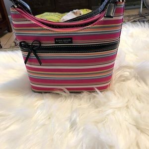 Kate Spade Multi Pink Canvas Handbag
